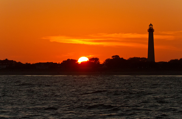 Cape May Lighthouse at Sunset