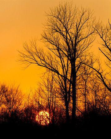 Sunset at Lenape Park